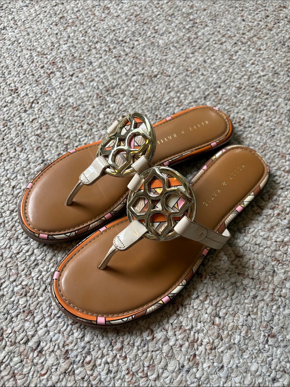 Kelly & Katie Women Brown Sandals in Size 8 *lightly worn!*